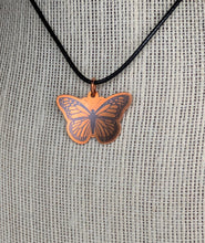 Load image into Gallery viewer, BUTTERFLY COPPER PENDANT
